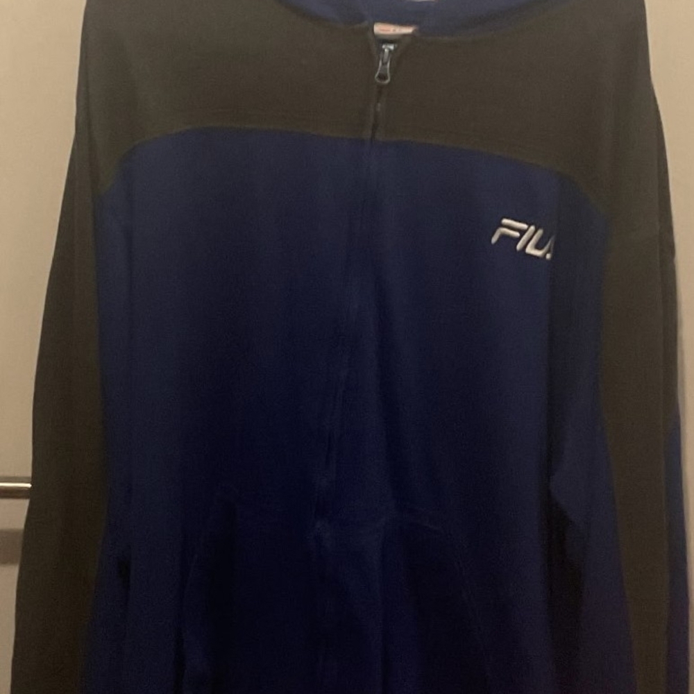 Fila Black and Blue Hoodie